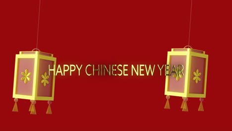 Animation-of-chinese-new-year-ext-over-lanterns-and-chinese-pattern-on-red-background