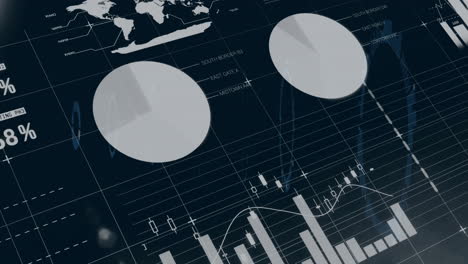 Animation-Der-Finanzdatenverarbeitung-Auf-Schwarzem-Hintergrund