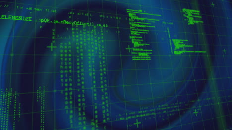 Animación-Del-Procesamiento-De-Datos-Con-Estelas-De-Luz-Brillantes