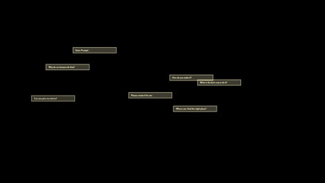 Animación-De-Procesamiento-De-Texto-Y-Datos-AI-Sobre-Fondo-Negro.