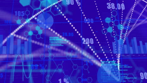 Animación-De-La-Cadena-De-ADN-Y-Procesamiento-De-Datos.