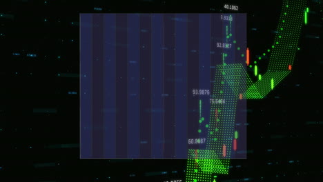 Animation-of-financial-data-processing-over-grid