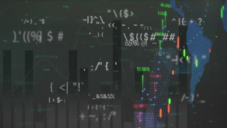 Animación-Del-Procesamiento-De-Datos-Financieros-Sobre-Estadísticas