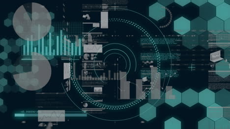 Animación-Del-Procesamiento-De-Datos-Sobre-El-Mapa-Mundial