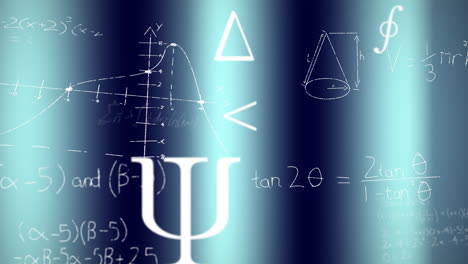 Animación-De-Símbolos-Y-Ecuaciones-Matemáticas-Sobre-Fondo-Morado