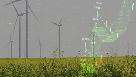 Animación-De-Diagramas-Y-Procesamiento-De-Datos-Sobre-Campo-Con-Turbinas-Eólicas.