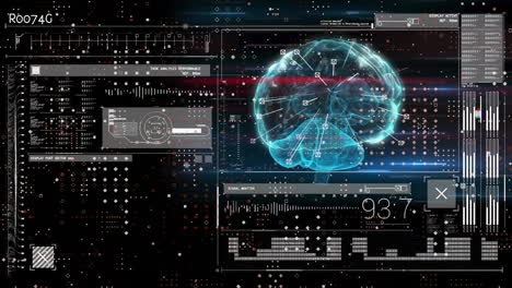 Animación-Del-Cerebro-Humano-Y-Procesamiento-De-Datos-Sobre-Fondo-Oscuro