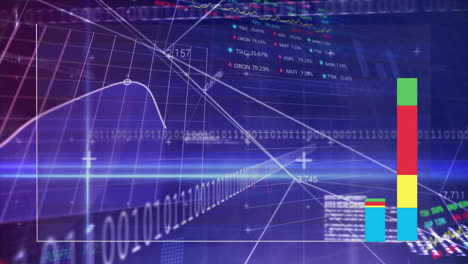 Animation-of-colourful-bar-graph-over-networks-and-data-processing