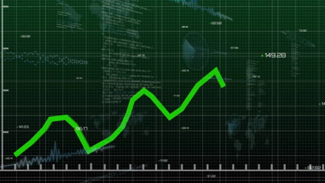 Animation-Der-Finanzdatenverarbeitung-über-Raster