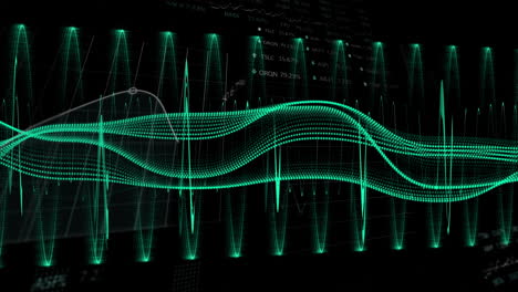 Animación-Del-Procesamiento-De-Datos-Sobre-Fondo-Negro