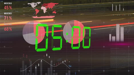 Animación-Del-Procesamiento-De-Datos-Financieros-Con-Temporizador-Y-Ciudad.