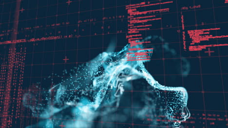 Animación-Del-Procesamiento-De-Datos-Con-Estelas-De-Luz-Brillantes