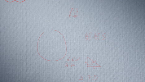 Animación-Del-Procesamiento-De-Datos-Matemáticos-Sobre-Fondo-Gris