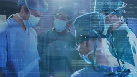 Animation-of-data-processing-over-diverse-surgeons