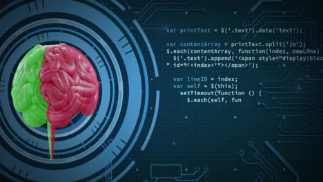 Animation-of-human-brain-and-data-processing