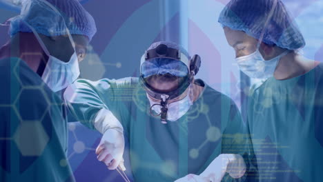 Animation-of-scientific-data-processing-over-diverse-surgeons-in-hospital