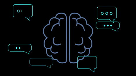 Animación-Del-Procesamiento-De-Datos-AI-Sobre-Fondo-Negro.