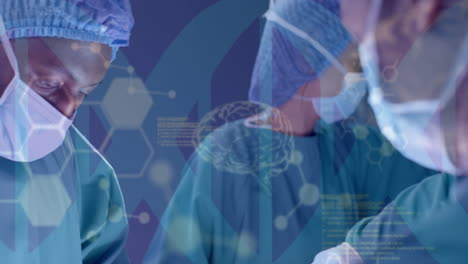 Animation-of-scientific-data-processing-over-diverse-surgeons-in-hospital