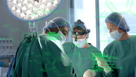 Animation-of-scientific-data-processing-over-diverse-surgeons-in-hospital