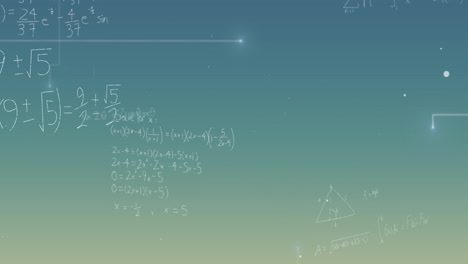 Animation-of-light-trails-over-mathematical-equations