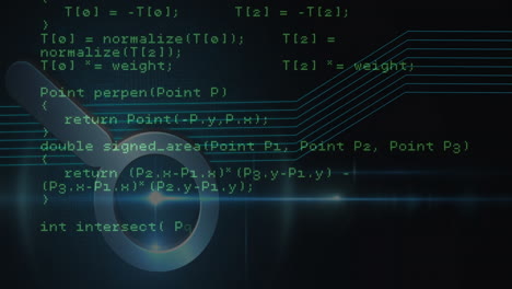 Animación-Del-Procesamiento-De-Datos-Digitales-Sobre-Fondo-Oscuro