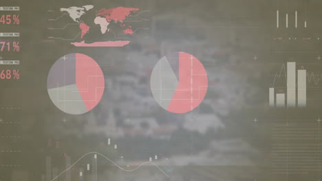 Animación-Del-Procesamiento-De-Datos-Financieros-Sobre-La-Ciudad