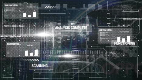 Animation-Der-Datenverarbeitung-Auf-Schwarzem-Hintergrund