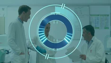 Animation-of-scope-and-data-processing-over-diverse-scientists-in-laboratory