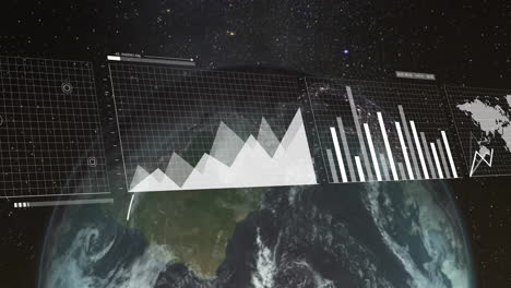 Animation-of-data-processing-over-globe