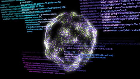 Animación-Del-Procesamiento-De-Datos-Financieros-Sobre-El-Mundo-De-Conexiones.