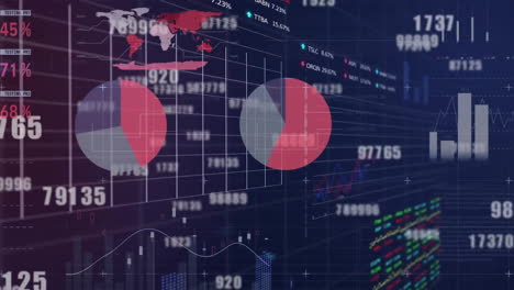 Animation-Der-Finanzdatenverarbeitung-Auf-Dunklem-Hintergrund