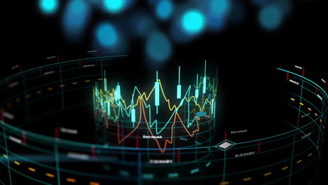 Animación-Del-Procesamiento-De-Datos-Financieros-Sobre-Fondo-Negro