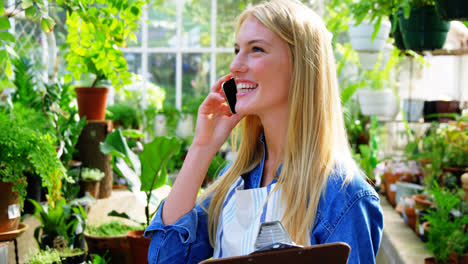 Beautiful-woman-talking-on-mobile-phone