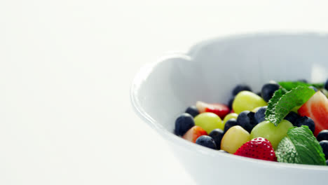 Various-fruits-and-herbs-in-bowl