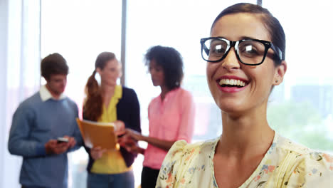 Portrait-of-businesswoman-smiling