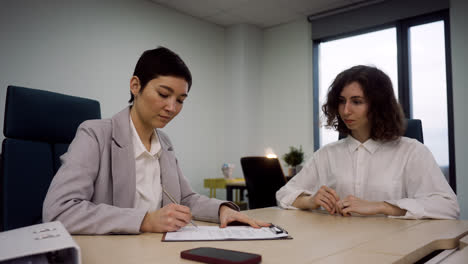 Businesswomen-in-a-meeting