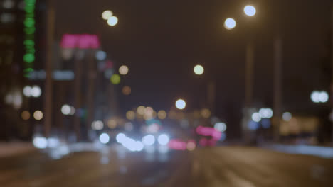 Luces-Bokeh-De-La-Ciudad-De-Noche