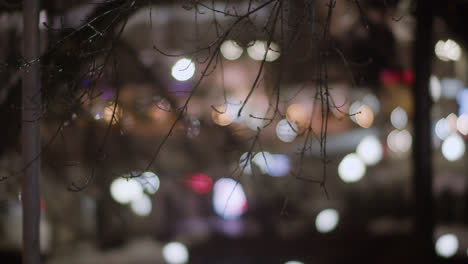 Luces-Bokeh-De-La-Ciudad-De-Noche