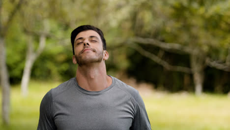 Man-relaxing-at-the-park