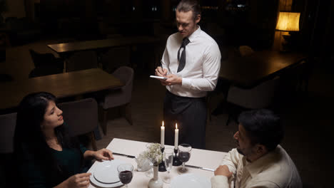 Waiter-taking-order