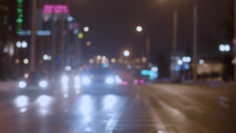 Luces-Bokeh-De-La-Ciudad-De-Noche