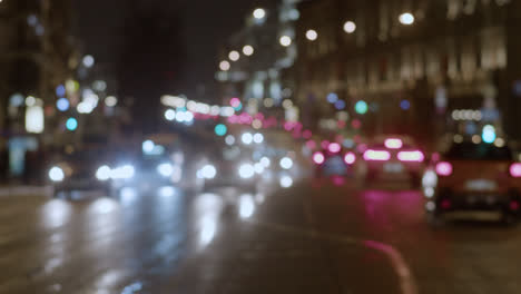 Luces-Bokeh-De-La-Ciudad-De-Noche