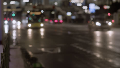 Luces-Bokeh-De-La-Ciudad-De-Noche