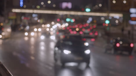 Luces-Bokeh-De-La-Ciudad-De-Noche