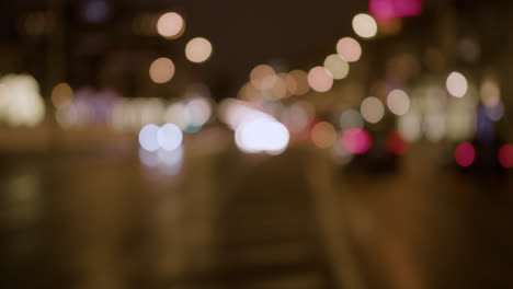 Luces-Bokeh-De-La-Ciudad-De-Noche