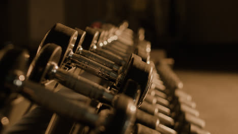 Dumbbells-on-a-rack