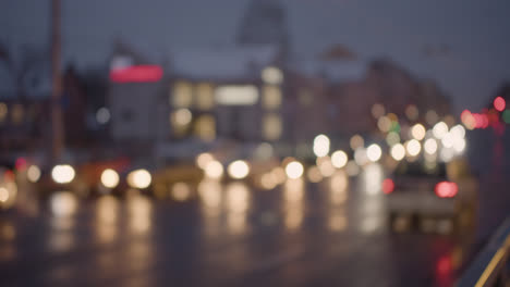 Luces-Bokeh-De-La-Ciudad-De-Noche