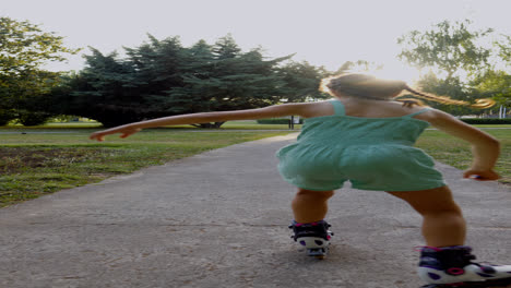 Girl-on-roller-skates