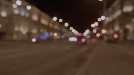 Luces-Bokeh-De-La-Ciudad-De-Noche