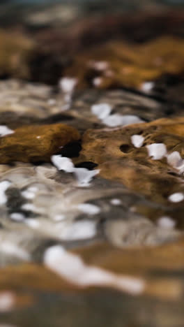 Water-flowing-in-a-river